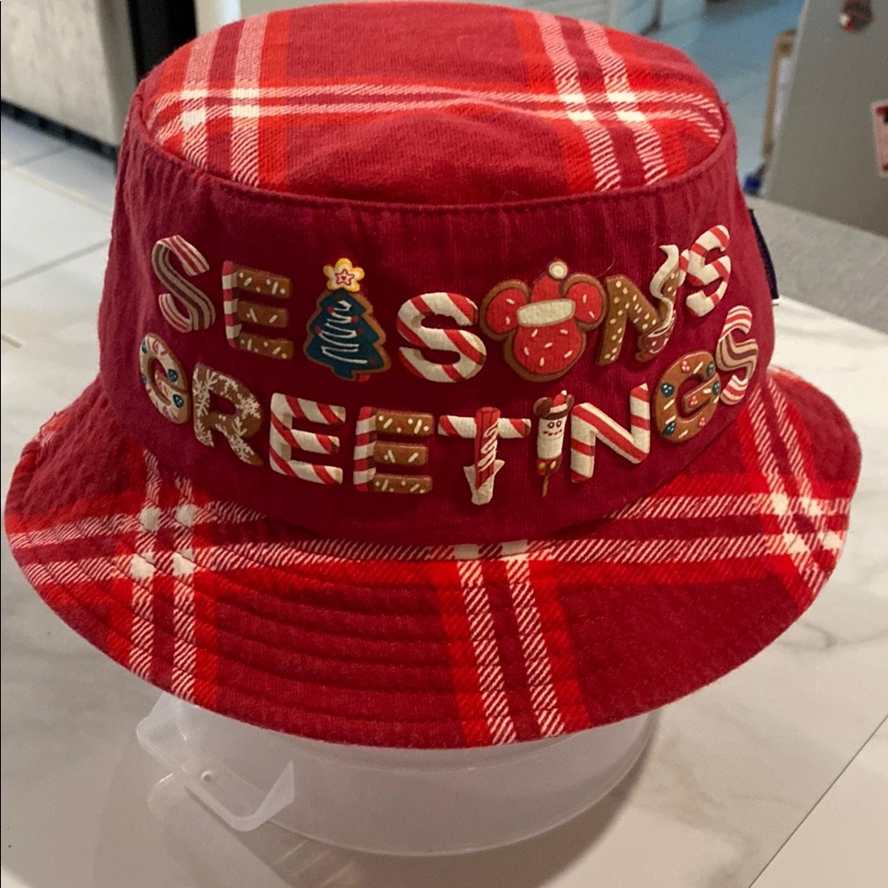 Disney Festive Red Bucket Hat
